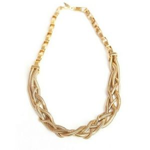 DVF brand new gold slinky chain necklace